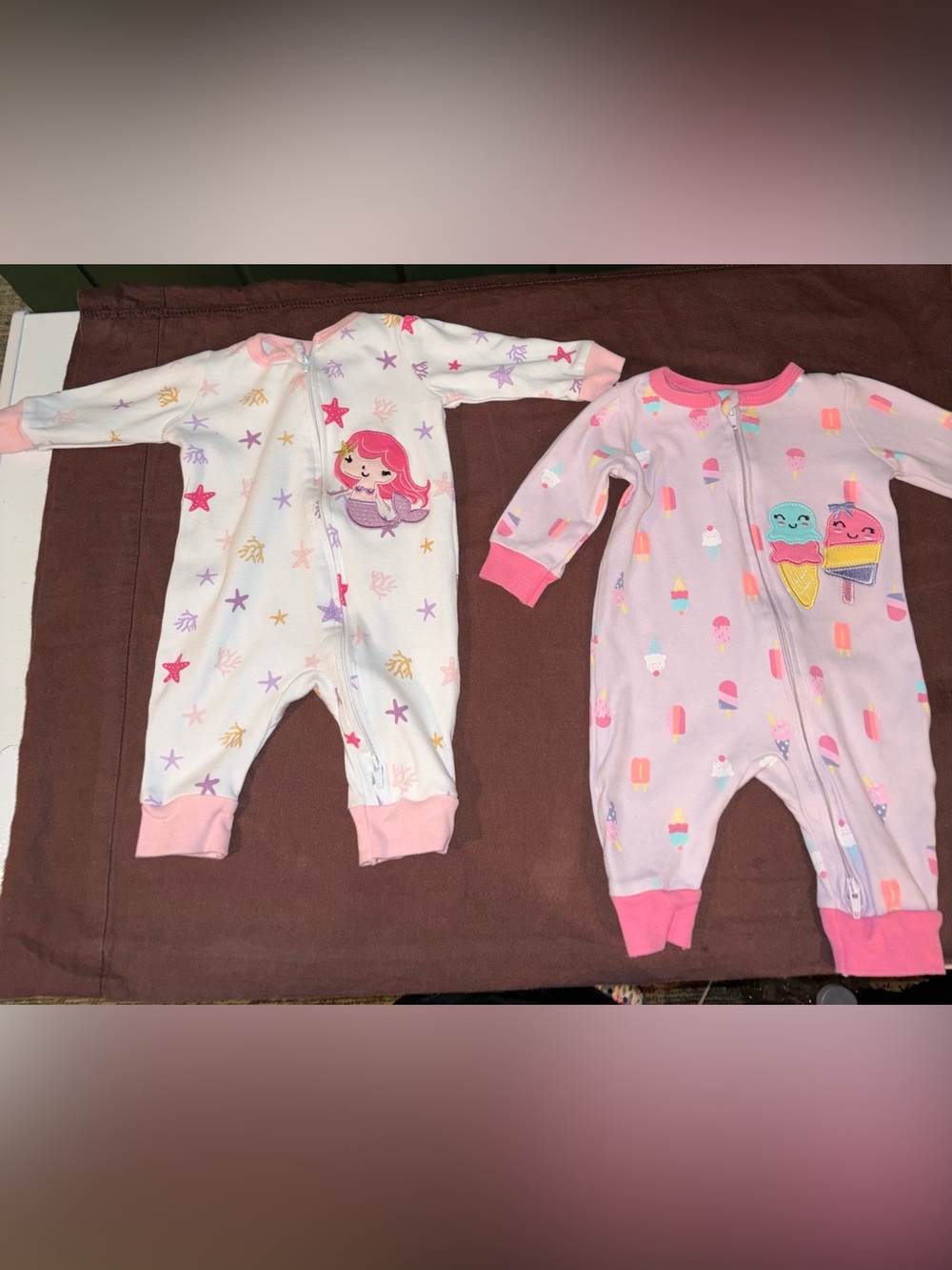 Koala Kids one piece sleeper bundle size 0-3M